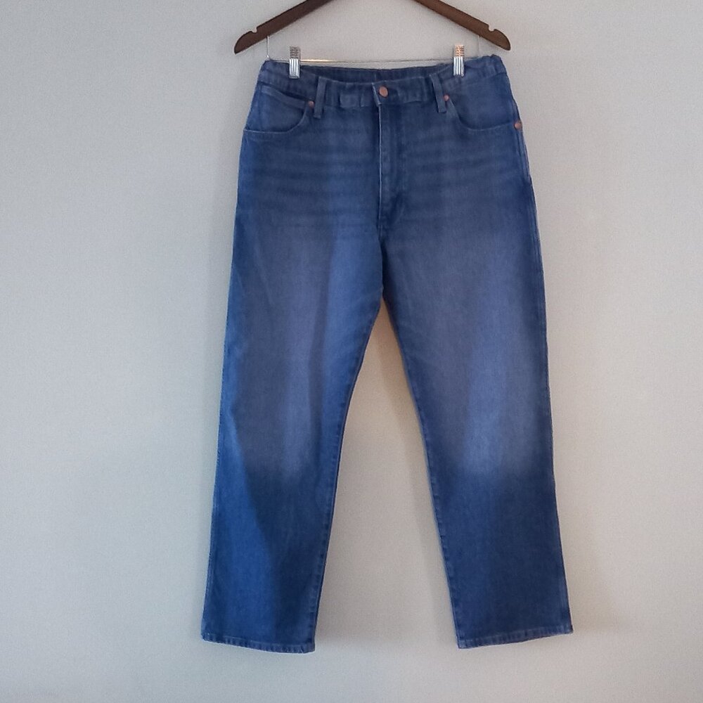 WRANGLER sunset mid rise straight jeans